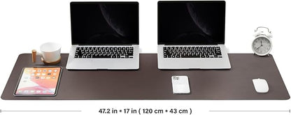 Large Cork Desk Mat - 47.2"x 17" Desk Pad for Office and Home - Ideal for Large Mouse Pad and Desk Mats on Top of Desks(Coffee) | Mouse Pads - TrueDesk