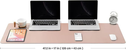 Large Cork Desk Mat - 47.2"x 17" Desk Pad for Office and Home - Ideal for Large Mouse Pad and Desk Mats on Top of Desks(Pink) | Mouse Pads - TrueDesk