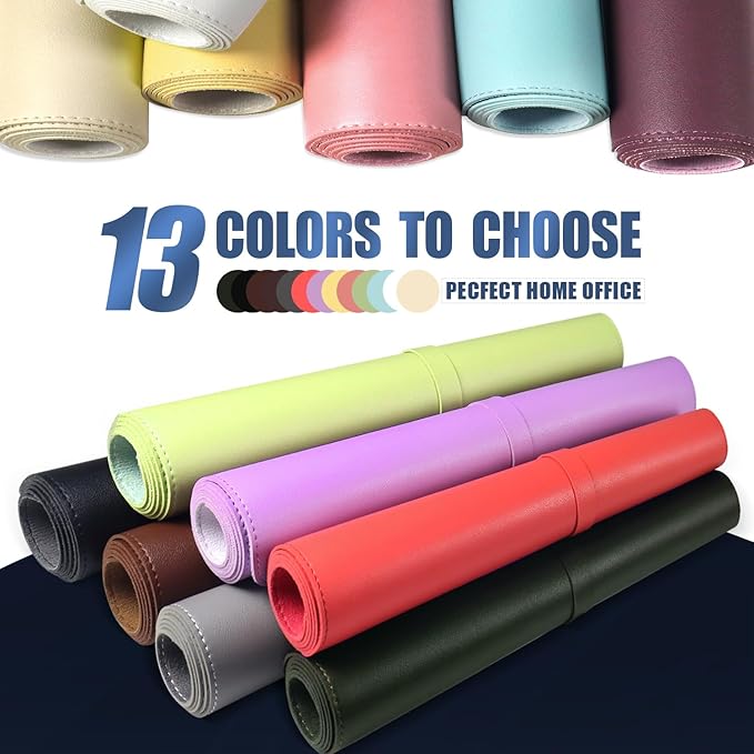 Leather Desk Pad Protector, 39.4'' X 17'' Large Mouse Pad, Office Desk Mat, Non - Slip PU Leather & Suede Base Desk Blotter, Laptop Desk Pad, Desktop Mat for Office Home, Dark Purple | Desk Pads Blotters - TrueDesk