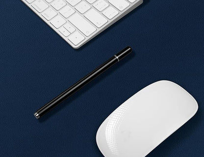 Leather Desk Pad Protector, Mouse Pad, Non - Slip Computer Mat for Desk, PU Leather Office Desk Mat for Home & Office, Waterproof Laptop Desk Blotter Pad for Keyboard and Mouse, Navy (13.7''X23.6'') | Desk Pads Blotters - TrueDesk
