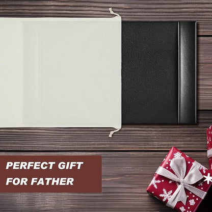 Leather Desk Pad Protector with Side Rails, Executive Office Desk Mat for Home Workspace, Writing Surface, Mouse & Keyboard Pad, Elegant Gift for Men Dad Husband(Black,30 x 18 Inch) | Desk Pads Blotters - TrueDesk