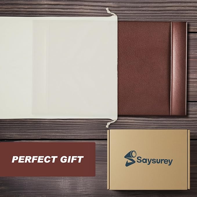 Leather Desk Pad Protector with Side Rails, Executive Office Desk Mat for Home Workspace, Writing Surface, Mouse & Keyboard Pad, Elegant Gift for Men Dad Husband(Brown,30 x 18 Inch) | Desk Pads Blotters - TrueDesk
