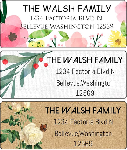 LINMAGCO Personalized Return Address Labels Gold 500 Pcs Mail Labels for Envelopes Weddings Self Adhesive Rectangle Elegant Name Stickers…… | Address Labels - TrueDesk