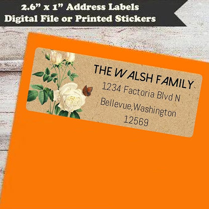 LINMAGCO Personalized Return Address Labels Gold 500 Pcs Mail Labels for Envelopes Weddings Self Adhesive Rectangle Elegant Name Stickers…… | Address Labels - TrueDesk