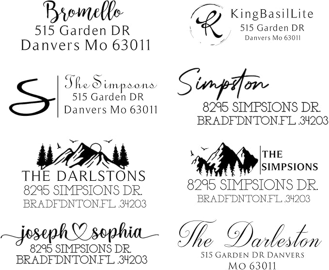 LINMAGCO Personalized Return Address Labels Silver 500 Pcs Mail Labels for Envelopes Weddings Self Adhesive Rectangle Elegant Name Stickers… | Address Labels - TrueDesk