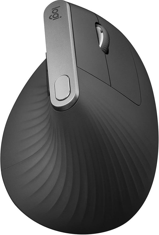 logitech MX Vertical Advanced Ergonomic Mouse, Wireless via Bluetooth or Included USB Receiver (Renewed) | Mice - TrueDesk