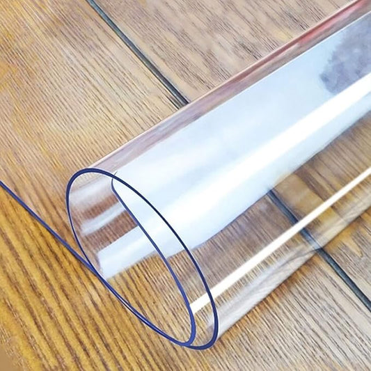 LovePads Clear Table Cover Protector, 36 x 36 Inch 2mm Thick Plastic Table Cover, Table Protector for Dining Room Table, Waterproof Dresser Cover Top for Kitchen, Coffee, Writing Desk | Table Pads - TrueDesk