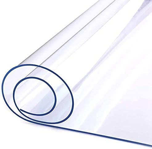 LovePads Clear Table Cover Protector, 44 x 84 Inch 2mm Thick Plastic Table Cover, Table Protector for Dining Room Table, Waterproof Dresser Cover Top for Kitchen, Coffee, Writing Desk | Table Pads - TrueDesk