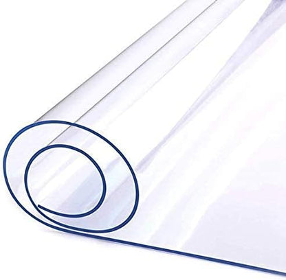 LovePads Clear Table Cover Protector, 44 x 84 Inch 2mm Thick Plastic Table Cover, Table Protector for Dining Room Table, Waterproof Dresser Cover Top for Kitchen, Coffee, Writing Desk | Table Pads - TrueDesk