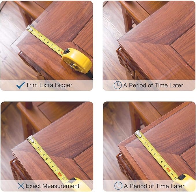 LovePads Frosted Desk Mat 18 x 36 Inch, 1.5mm Thick Frosted Table Protector, Waterproof Plastic Table Cover Protector, PVC Desk Protector Mat, Vinyl Desk Cover for Desktop, Coffee & Dining Table | Table Pads - TrueDesk
