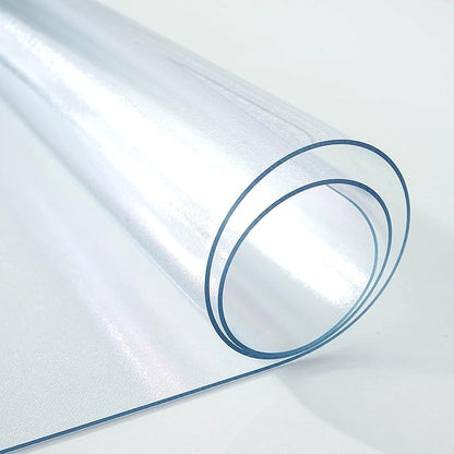 LovePads Frosted Desk Mat 24 x 24 Inch, 1.5mm Thick Frosted Table Protector, Waterproof Plastic Table Cover Protector, PVC Desk Protector Mat, Vinyl Desk Cover for Desktop, Coffee & Dining Table | Table Pads - TrueDesk