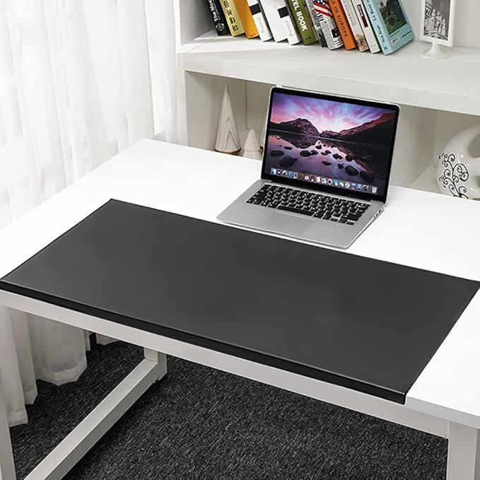 Luxury Leather Desk Pad, Durable Desk Mat with Edge Protector for Easy Attachment to Desk, Large Mouse Pad, Desk Writing Mat, Smooth Desk Writing Mat for Office/Home/Students | Desk Pads Blotters - TrueDesk