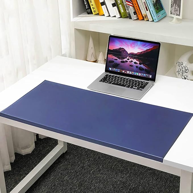 Luxury Leather Desk Pad, Durable Desk Mat with Edge Protector for Easy Attachment to Desk, Large Mouse Pad, Desk Writing Mat, Smooth Desk Writing Mat for Office/Home/Students | Desk Pads Blotters - TrueDesk