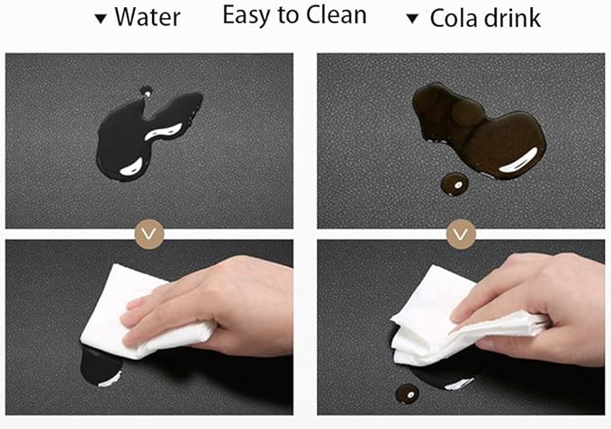 Luxury Leather Desk Pad, Durable Desk Mat with Edge Protector for Easy Attachment to Desk, Large Mouse Pad, Desk Writing Mat, Smooth Desk Writing Mat for Office/Home/Students | Desk Pads Blotters - TrueDesk