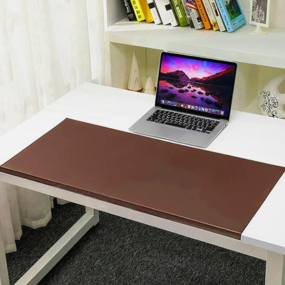 Luxury Leather Desk Pad, Durable Desk Mat with Edge Protector for Easy Attachment to Desk, Large Mouse Pad, Desk Writing Mat, Smooth Desk Writing Mat for Office/Home/Students | Desk Pads Blotters - TrueDesk