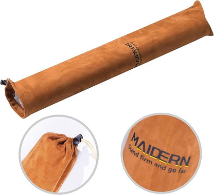 MAIDERN 40” x 24” Leather Desk Pad, Reversible Large Desk Mat, Cork & Leather Large Mouse pad for Desk, Waterproof Computer Desk Pad for Gaming Home Office (Brown) | Mouse Pads - TrueDesk