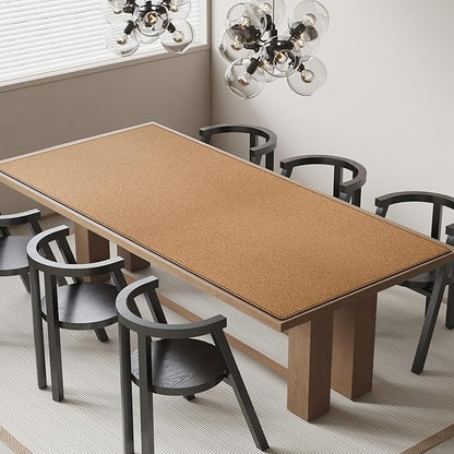 MAIDERN Leather Desk Mat Large XL, 74.8” x 35.4” Reversible Office Desk Pad Mat, Cork & Leather Large Mouse pad for Desk, Waterproof Computer Desk Mat for Gaming Home Office (Black) | Desk Pads Blotters - TrueDesk