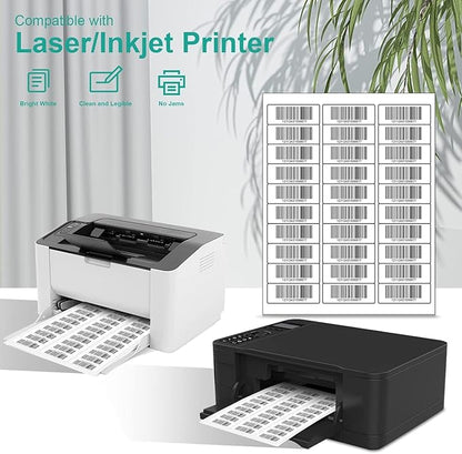 MFLABEL Address Label, 1" x2 - 5/8 Mailing Sticker, 30 - UP White Shipping Labels for Inkjet or Laser Printer, 30000 Sticker Labels (1000 Sheets), 30 Label per Sheet | Laser Inkjet Printer Labels - TrueDesk