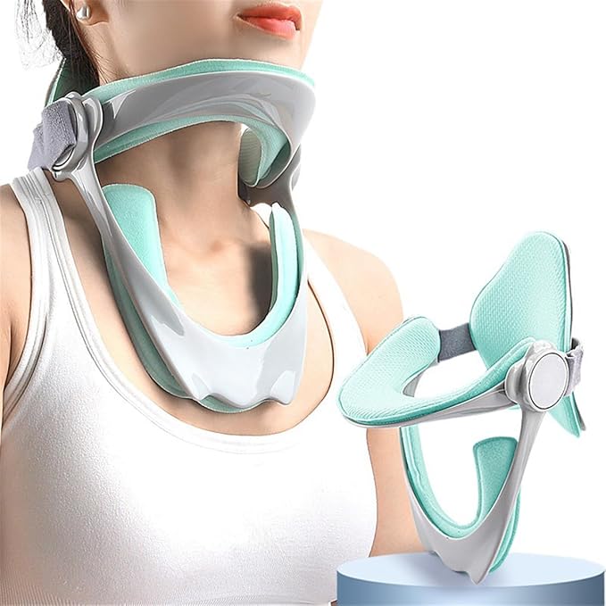 Neck Brace, Soft Foam Cervical Collar with 360° Adjustable Chin Support, Cervical Neck Brace for Forward Head Posture Correction and Cervical Spine Support, Neck Brace for Neck Pain and Support | Traction Equipment - TrueDesk