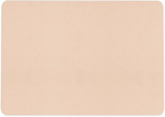 Nekmit Leather Desk Blotter Pad 17 x 12 Inches, Flat, Non - Slip, Waterproof, Apricot | Desk Pads Blotters - TrueDesk