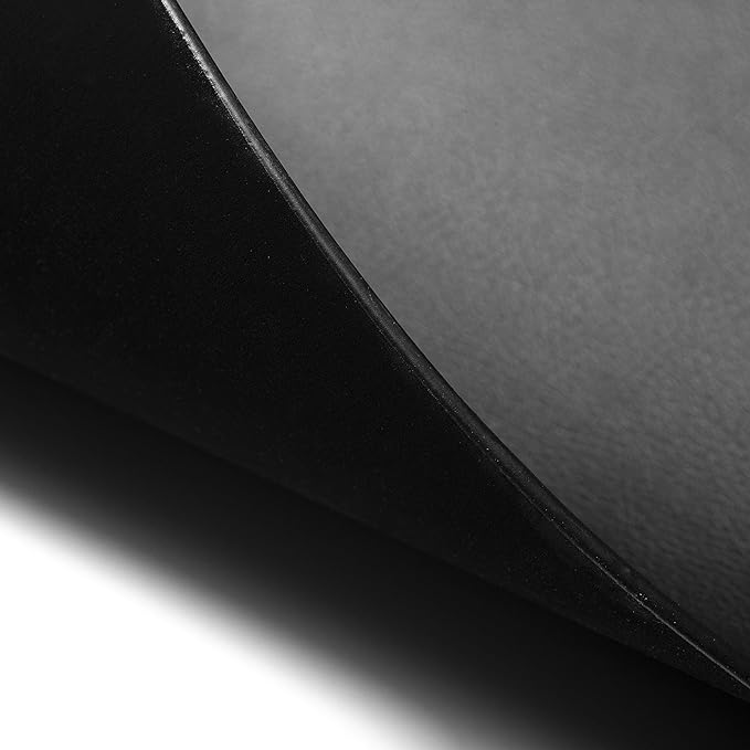 Nekmit Leather Desk Blotter Pad 17 x 12 Inches, Flat, Non - Slip, Waterproof, Black | Desk Pads Blotters - TrueDesk
