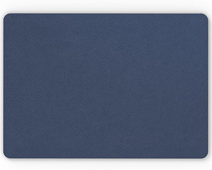 Nekmit Leather Desk Blotter Pad 17 x 12 Inches, Flat, Non - Slip, Waterproof, Blue | Desk Pads Blotters - TrueDesk