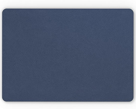 Nekmit Leather Desk Blotter Pad 17 x 12 Inches, Flat, Non - Slip, Waterproof, Blue | Desk Pads Blotters - TrueDesk