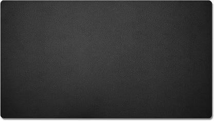 Nekmit Leather Desk Blotter Pad 36 x 20 Inches, Flat, Non - Slip, Waterproof, Black | Desk Pads Blotters - TrueDesk