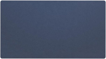 Nekmit Leather Desk Blotter Pad 36 x 20 Inches, Flat, Non - Slip, Waterproof, Blue | Desk Pads Blotters - TrueDesk