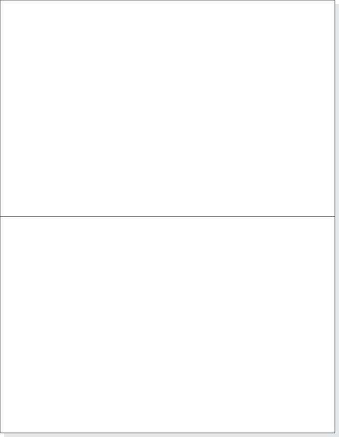 NextDayLabels Half Sheet Shipping Labels 5.5" x 8.5" – Printable Blank Labels for Laser & Inkjet Printers, White Self - Adhesive Stickers, 2 Per Page for Ship, FBA, UPS & FedEx, Made in USA, 100 Pack | Laser Inkjet Printer Labels - TrueDesk