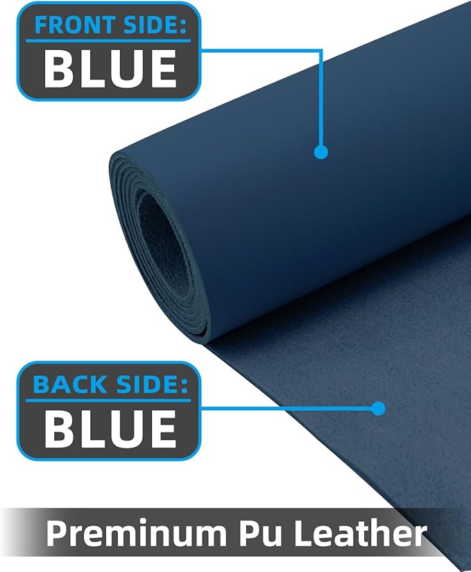 Non - Slip Desk mat,PULeather Desk Pad Protector, Office Desk Mat, Large Mouse Pad,Desk Blotter, Laptop Desk Pad, Waterproof Desk Writing Pad for Office and Home (Midnight Blue, 35.4" x 17") | Desk Pads Blotters - TrueDesk