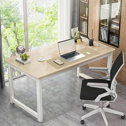 Non - Slip Desk Pad, Desk mat,Waterproof PU Leather Protector, Easy Clean Laptop Mat for Work/Home/Decor (Apricot, 31.5" x 12") | Mouse Pads - TrueDesk