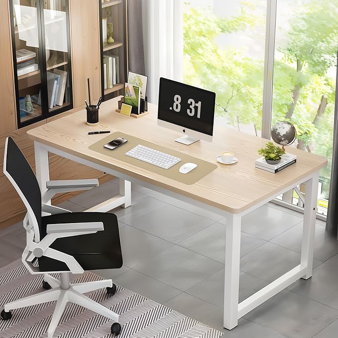 Non - Slip Desk Pad, Desk mat,Waterproof PU Leather Protector, Easy Clean Laptop Mat for Work/Home/Decor (Apricot, 31.5" x 12") | Mouse Pads - TrueDesk