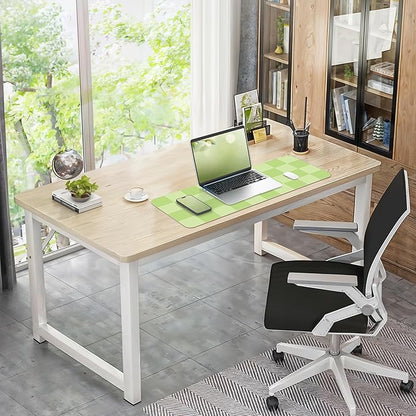 Non - Slip Desk Pad, Mouse Pad, Waterproof PU Leather Desk Protector, Large Desk Blotter, Easy Clean Laptop Desk Writing Mat for Work/Home/Decor(Green 31.5" x 12") | Desk Pads Blotters - TrueDesk