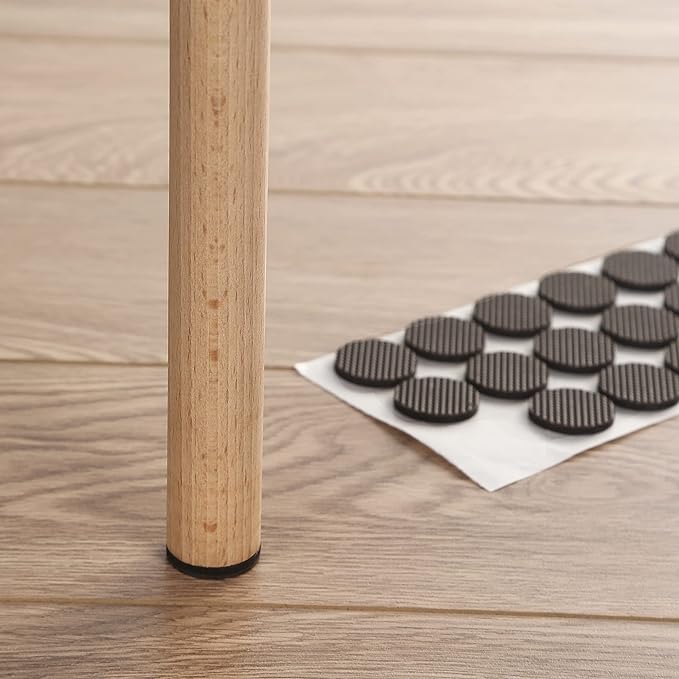 Non Slip Furniture Pads - Round, Square, Rectangle, Furnigear Premium 129 Pieces Furniture Grippers Chair Leg Pads Self Adhesive Rubber Chair Feet - Anti Scratches Furniture Pads for Hardwood Floors | Furniture Pads - TrueDesk