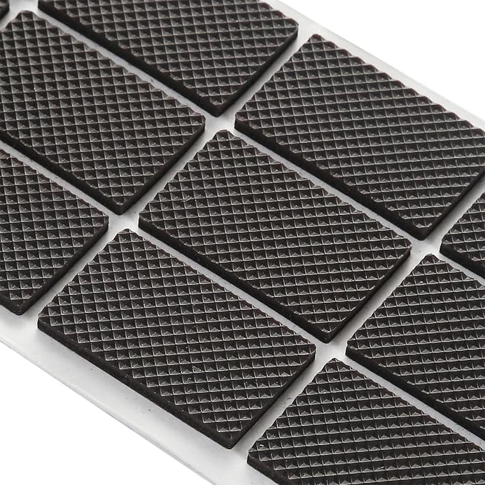Non Slip Furniture Pads - Round, Square, Rectangle, Furnigear Premium 129 Pieces Furniture Grippers Chair Leg Pads Self Adhesive Rubber Chair Feet - Anti Scratches Furniture Pads for Hardwood Floors | Furniture Pads - TrueDesk