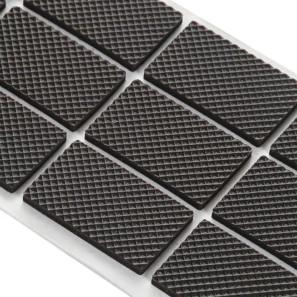 Non Slip Furniture Pads - Round, Square, Rectangle, Furnigear Premium 129 Pieces Furniture Grippers Chair Leg Pads Self Adhesive Rubber Chair Feet - Anti Scratches Furniture Pads for Hardwood Floors | Furniture Pads - TrueDesk