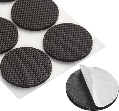 Non Slip Furniture Pads - Round, Square, Rectangle, Furnigear Premium 129 Pieces Furniture Grippers Chair Leg Pads Self Adhesive Rubber Chair Feet - Anti Scratches Furniture Pads for Hardwood Floors | Furniture Pads - TrueDesk