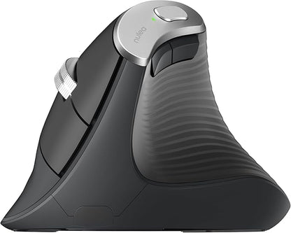 Nulea M510 Vertical Mouse Wireless, Ergonomic Mouse for Comfy Tracking, 3 Adjustable DPI (800 - 1200 - 1600), 2.4G Wireless Vertical Mouse with 6 Buttons, Compatible with Windows, Mac OS, Laptop, PC, Grey | Mice - TrueDesk