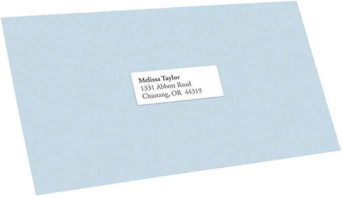 Office Depot White Inkjet/Laser Address Labels, 1in. x 2 5/8in., Pack Of 750, 505 - O004 - 0003 | Laser Inkjet Printer Labels - TrueDesk