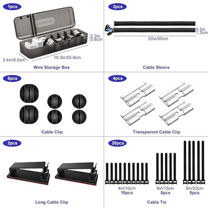 OneLeaf Under Desk Cable Management Tray - No Drill Wire Management Rack for Office, Computer Desk Accessories with Cable Organization | Cable Raceways - TrueDesk