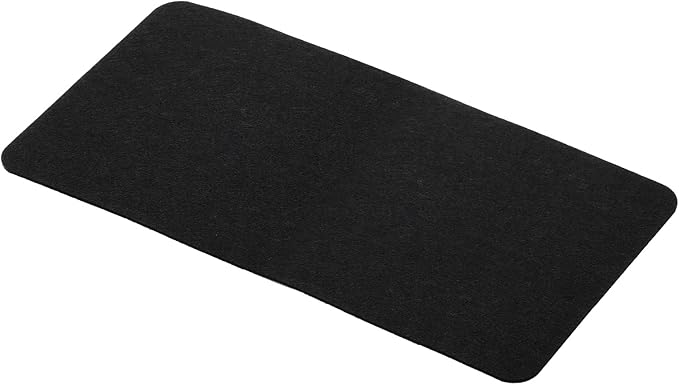 PATIKIL 24"x12" Desk Mat Protector, Felt Dual Side Desktop Pad Writing Mat for Office Home, Black | Desk Pads Blotters - TrueDesk