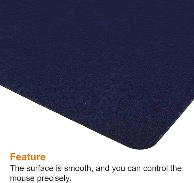 PATIKIL 24"x12" Desk Mat Protector, Felt Dual Side Mouse Pad Writing Mat for Office Home, Blue | Mouse Pads - TrueDesk