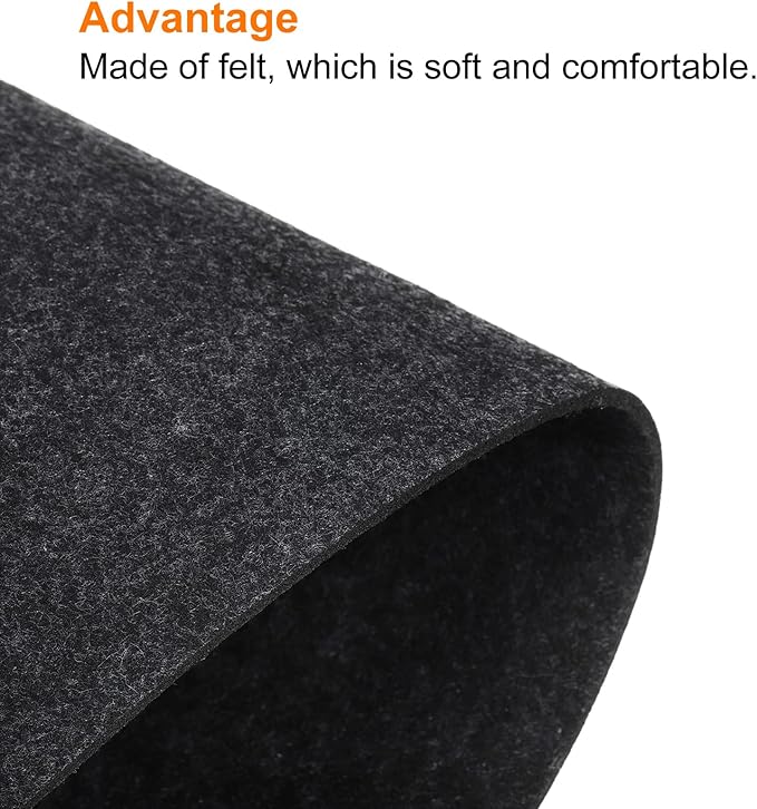 PATIKIL 24"x12" Desk Mat Protector, Felt Dual Side Mouse Pad Writing Mat for Office Home, Gray | Mouse Pads - TrueDesk