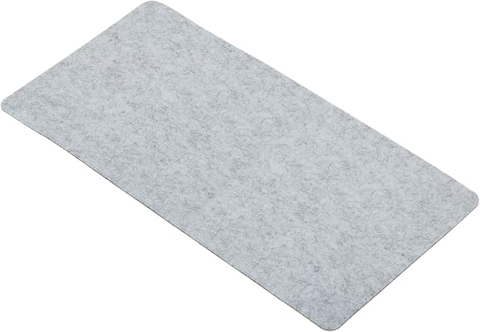 PATIKIL 24"x12" Desk Mat Protector, Felt Dual Side Mouse Pad Writing Mat for Office Home, Light Gray | Mouse Pads - TrueDesk