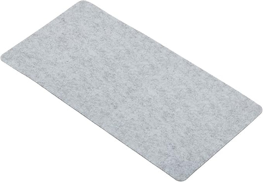 PATIKIL 24"x12" Desk Mat Protector, Felt Dual Side Mouse Pad Writing Mat for Office Home, Light Gray | Mouse Pads - TrueDesk