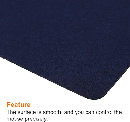 PATIKIL 28"x13" Desk Mat Protector, Felt Dual Side Mouse Pad Writing Mat for Office Home, Blue | Mouse Pads - TrueDesk