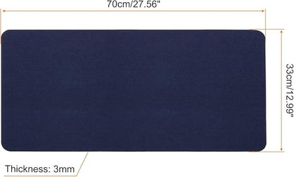 PATIKIL 28"x13" Desk Mat Protector, Felt Dual Side Mouse Pad Writing Mat for Office Home, Blue | Mouse Pads - TrueDesk