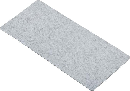 PATIKIL 28"x13" Desk Mat Protector, Felt Dual Side Mouse Pad Writing Mat for Office Home, Light Gray | Mouse Pads - TrueDesk