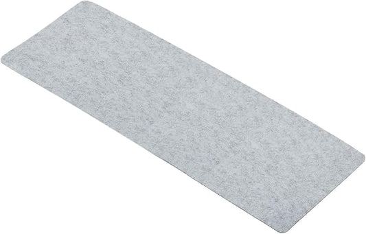PATIKIL 35"x13" Desk Mat Protector, Felt Dual Side Mouse Pad Writing Mat for Office Home, Light Gray | Mouse Pads - TrueDesk